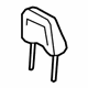 Ford 8T4Z-78611A08-AB Headrest, Camel, Front