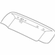 Ford F6ZZ17B390AA License Panel, Rear Ford F6ZZ17B390AA License Panel, Rear