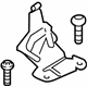 Ford DP5Z-54611B68-BE Seat Belt Anchor, Charcoal, Rear Passenger Side