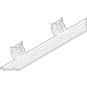 Ford HK4Z-16450-BA Running Board, Passenger Side Ford HK4Z-16450-BA Running Board, Passenger Side