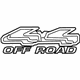 Ford F87Z-9942528-HAA Decal, Rear