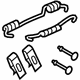 Ford 6W1Z-2A225-BA Lever Spring, Rear Ford 6W1Z-2A225-BA Lever Spring, Rear