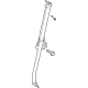Ford ML3Z-16611B68-AE Outer Belt, Rear Passenger Side