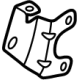 Ford MB3Z-2660515-B Bracket Assembly - Rear Seat Back Panel Ford MB3Z-2660515-B Bracket Assembly - Rear Seat Back Panel