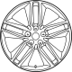 Ford FT4Z-1007-A Wheel, Alloy, Silver