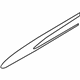 Ford AL3Z-1620001-AA Stripe Tape, Front Driver Side