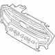 Ford GN1Z-17B968-A Center Grille, Gloss Black, Front Ford GN1Z-17B968-A Center Grille, Gloss Black, Front