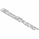 Ford CN1Z-7442528-A Nameplate, Rear Ford CN1Z-7442528-A Nameplate, Rear