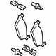 Ford KL3Z-2200-C Brake Pads, Rear