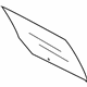 Ford AG1Z-5425713-A Door Glass, Rear Driver Side