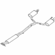 Ford DE9Z-5230-C Muffler & Pipe, Front