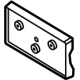 Ford LJ8Z-17A385-AA License Bracket, Front Ford LJ8Z-17A385-AA License Bracket, Front