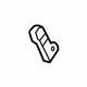 Ford 5F9Z-7462622-BAA Handle, Front Passenger Side Ford 5F9Z-7462622-BAA Handle, Front Passenger Side