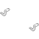 Ford MB3Z-5486-B Stabilizer Bar Bracket, Front Ford MB3Z-5486-B Stabilizer Bar Bracket, Front