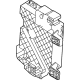 Ford PR3Z-19H405-C Control Assembly - Audio/Visual Unit Ford PR3Z-19H405-C Control Assembly - Audio/Visual Unit