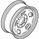 Ford BC3Z-1015-A Wheel, Spare Ford BC3Z-1015-A Wheel, Spare