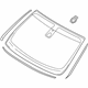 Ford FA1Z-5803100-H Windshield, Front Ford FA1Z-5803100-H Windshield, Front