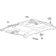 Ford ML3Z-1651916-BF Headlining - Roof