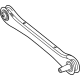 Ford LJ9Z-5500-F Tie Rod, Rear Passenger Side