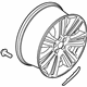 Ford EJ7Z-1007-L Wheel, Alloy Ford EJ7Z-1007-L Wheel, Alloy