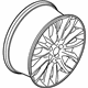 Ford EJ7Z-1007-G Wheel, Alloy Ford EJ7Z-1007-G Wheel, Alloy