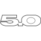 Ford PR3Z-16228-A Nameplate Ford PR3Z-16228-A Nameplate