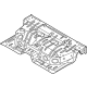 Ford MB3Z-2610020-C Extension - Floor Side Reinforcement