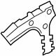 Ford FA1Z-58513A08-A Rail Reinforcement, Passenger Side