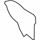Ford FA1Z-5827458-A Water Shield, Passenger Side