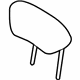 Ford AE5Z-54611A08-BK Headrest, Front Driver Side Ford AE5Z-54611A08-BK Headrest, Front Driver Side