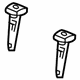 Ford CE5Z-54610A18-GD Headrest Guide, Camel, Front Passenger Side Ford CE5Z-54610A18-GD Headrest Guide, Camel, Front Passenger Side