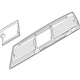 Ford KB3Z-2142006-C Back Glass, Rear Ford KB3Z-2142006-C Back Glass, Rear