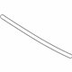 Ford 9T1Z-8419-AC Molding, Black, Front Ford 9T1Z-8419-AC Molding, Black, Front