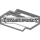 Ford M2DZ-16720-D Nameplate, Front Ford M2DZ-16720-D Nameplate, Front
