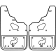 Ford VM2DZ-16A550-C Mud Guard, Front Ford VM2DZ-16A550-C Mud Guard, Front