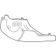 Ford LB5Z-3530-AB Lower Column Cover Ford LB5Z-3530-AB Lower Column Cover