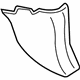 Ford FL1Z-7802344-AB Cowl Trim, Passenger Side