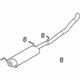 Ford JL1Z-5230-E Muffler & Pipe