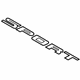 Ford KS7Z-9942528-F Nameplate, Rear Ford KS7Z-9942528-F Nameplate, Rear