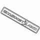 Ford KS7Z-9942528-M Nameplate, Rear Ford KS7Z-9942528-M Nameplate, Rear