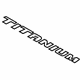 Ford KS7Z-9942528-G Nameplate, Rear Ford KS7Z-9942528-G Nameplate, Rear
