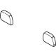Ford N1PZ-78611A08-DD Headrest - Cover And Pad Ford N1PZ-78611A08-DD Headrest - Cover And Pad