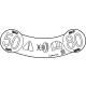 Ford LU5Z-19A354-A Decal Tire Pressure Instruction