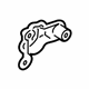 Ford AM5Z-58625A80-A Bracket, Front Inner Driver Side Ford AM5Z-58625A80-A Bracket, Front Inner Driver Side