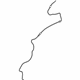 Ford DT1Z-17A605-F Washer Hose