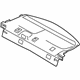 Ford AG1Z-5446668-BA Package Tray Trim, Charcoal Black, Rear
