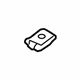 Ford AG1Z-54613E54-AA Seat Belt Guide, Rear