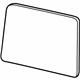 Ford DL3Z-17K707-B Mirror Glass, Upper Driver Side