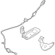 Ford MB3Z-7E395-A Shift Control Cable Ford MB3Z-7E395-A Shift Control Cable