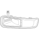 Ford PC3Z-17C754-BA Fog Lamp Bezel, Front Passenger Side